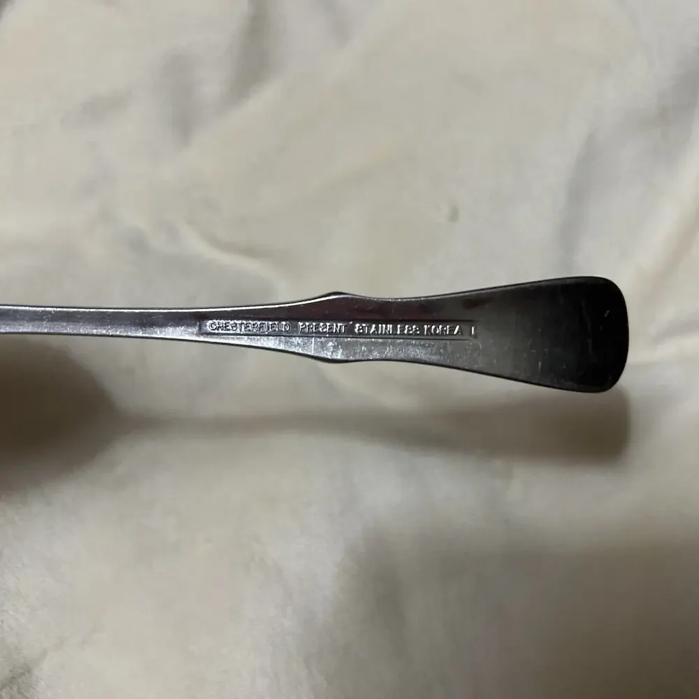 Preowned CHESTERFIELD Stainless Flatware Korea Single Tablespoon